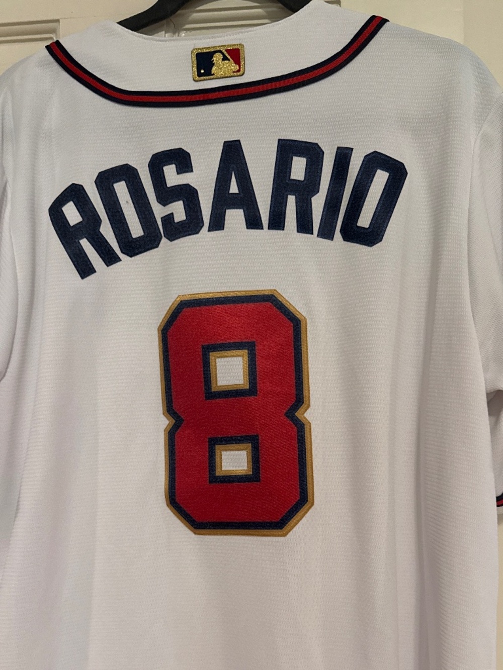 Braves World Series 2021 Champions Jersey. Nike. Rosario#8. Men’s L. - Picture 5 of 5